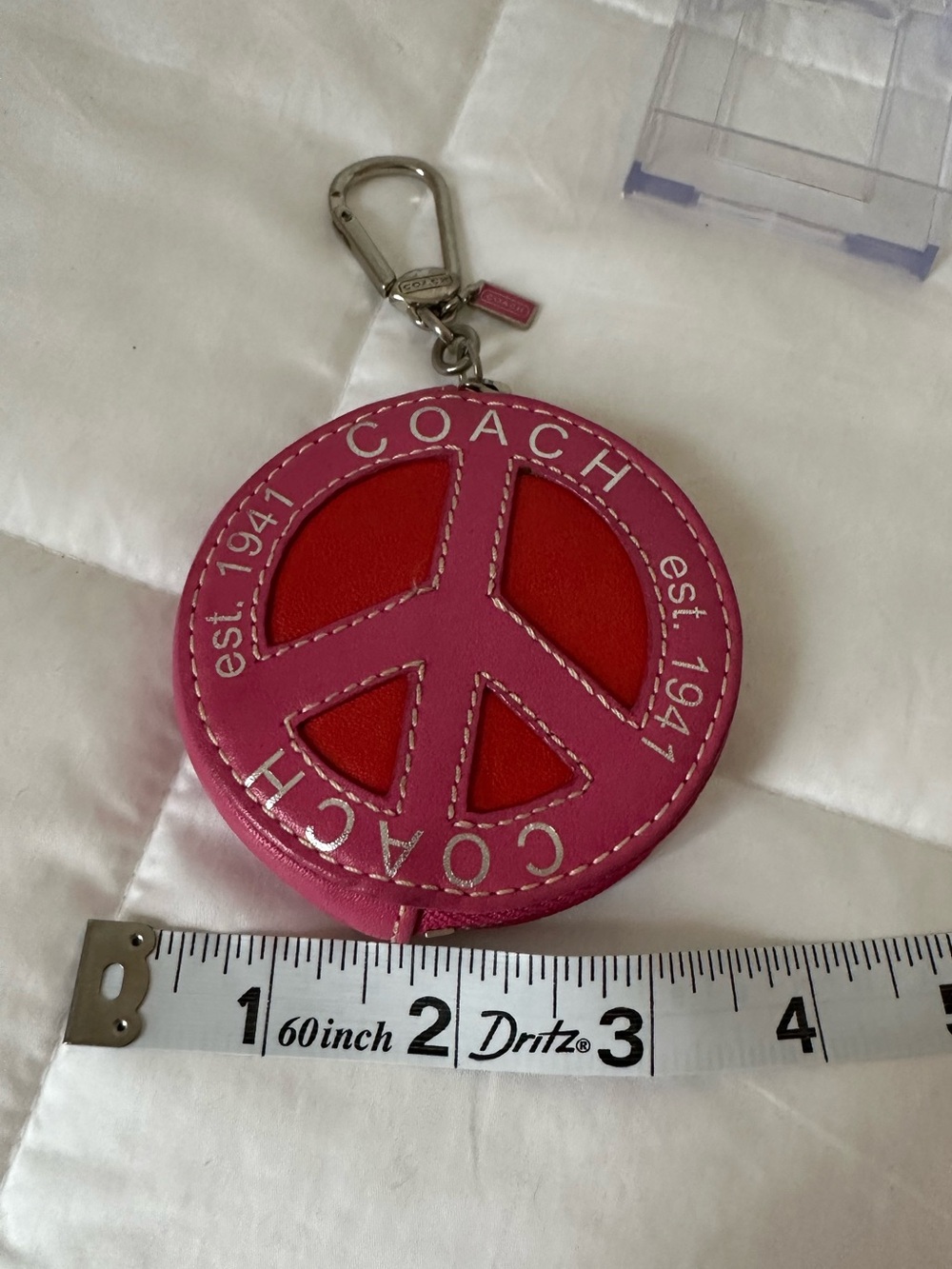 Coach Peace Pouch Keyfob - Picture 10 of 10